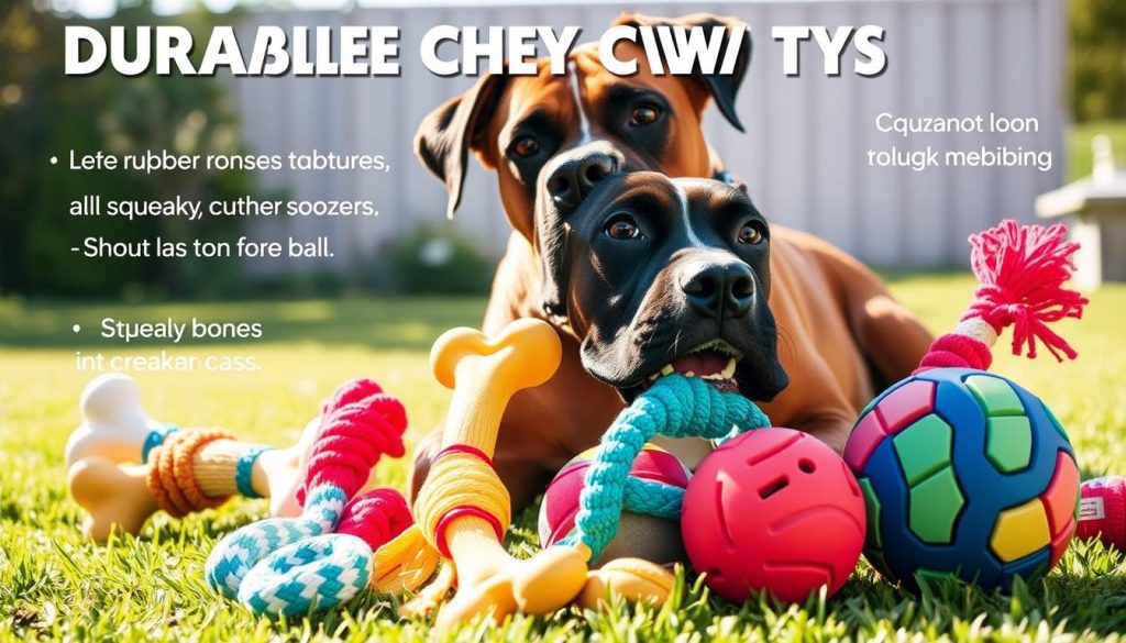 Boxer durable chew toys