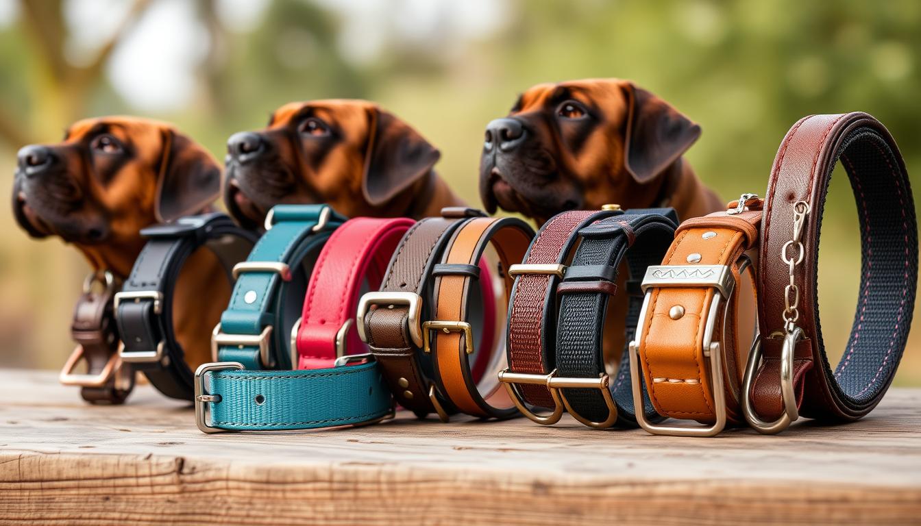 Bullmastiff training collars