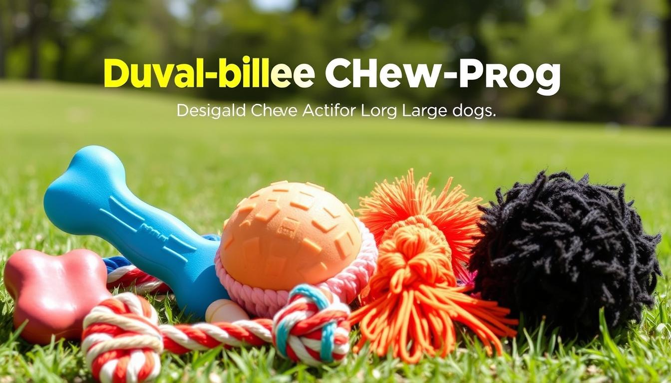 Chew-proof toys for large dogs