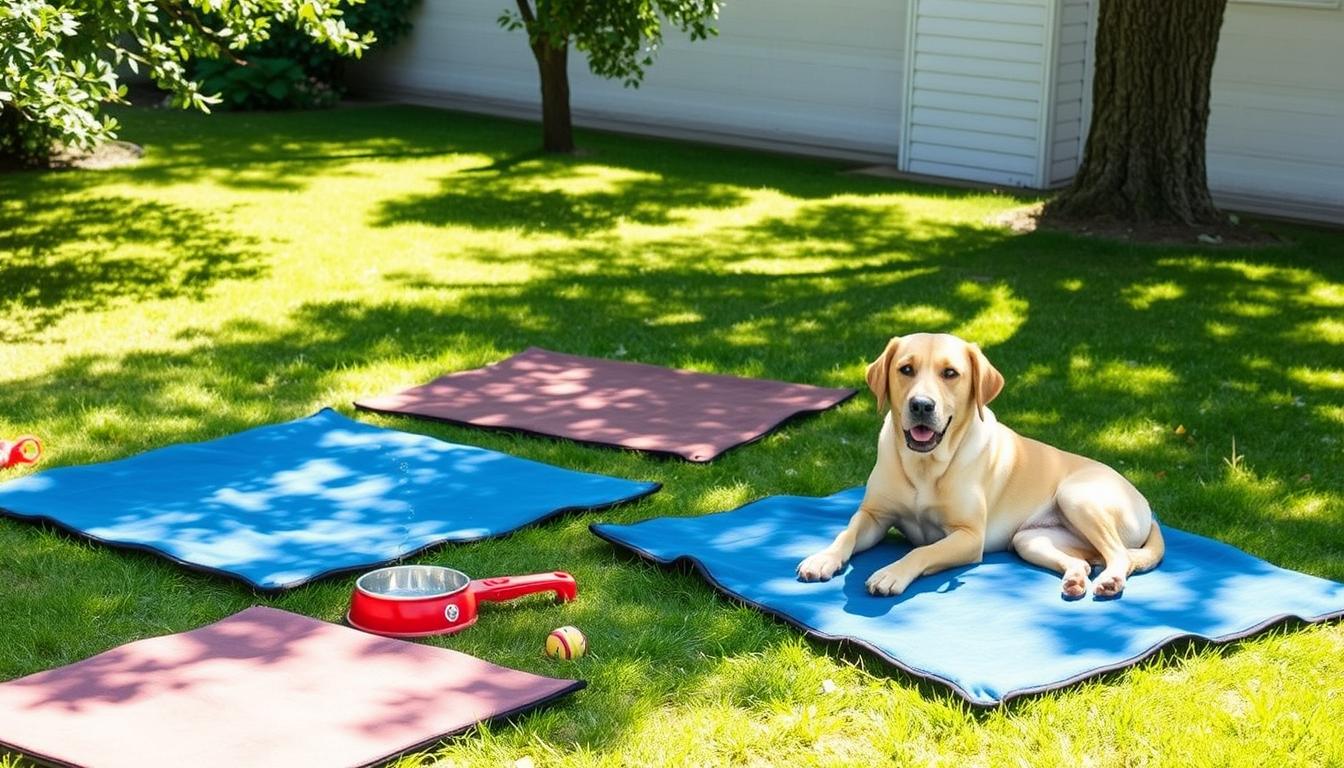 Cooling mats for large dogs