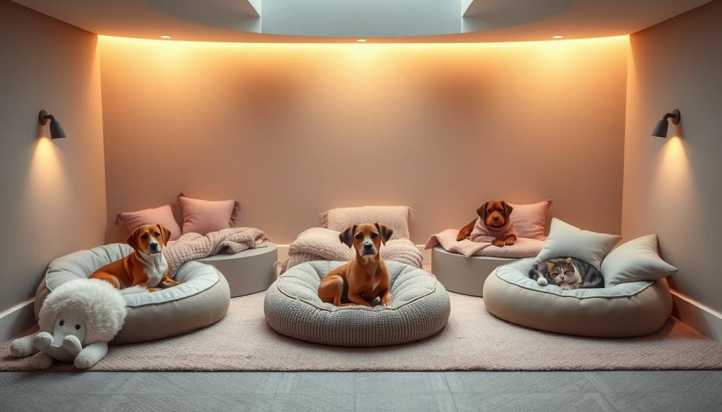 Cozy calming beds for pets