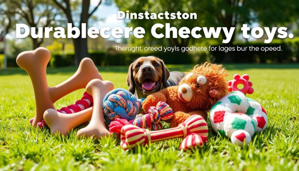 Durable chew toys for large breeds