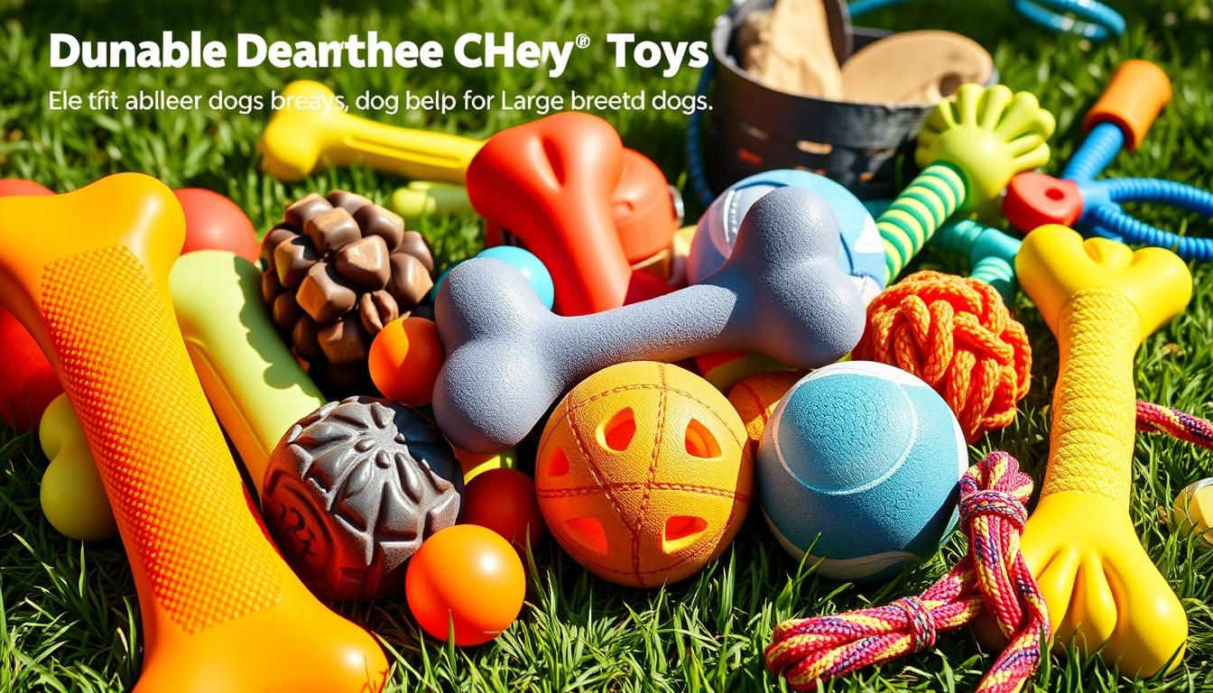 Durable chew toys for large breeds