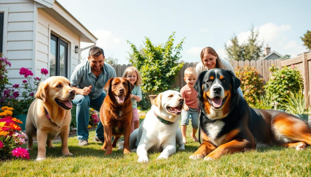 Family-friendly large dog breeds