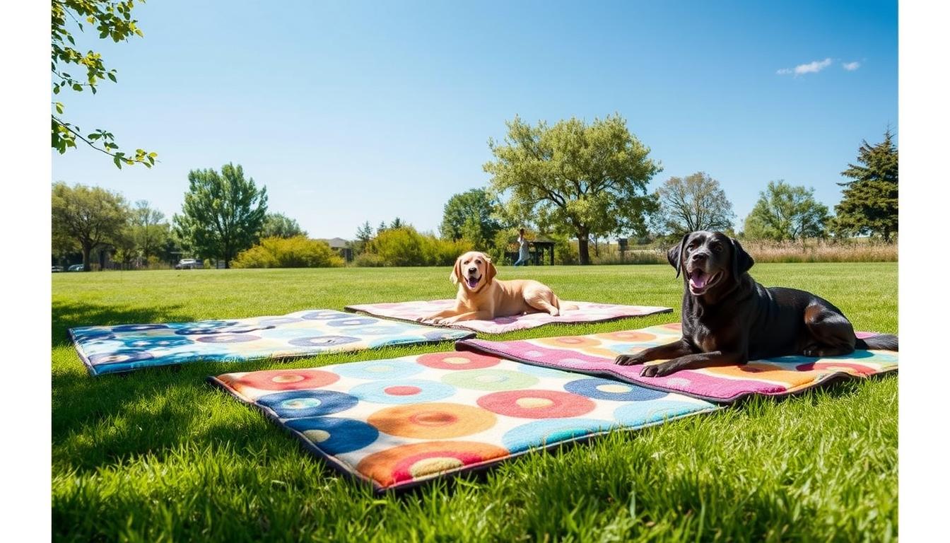 Giant dog cooling mats