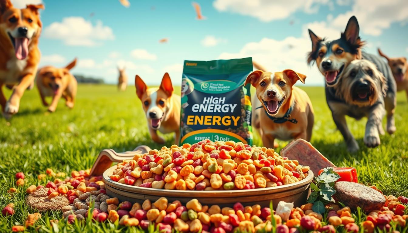 High-energy dog food