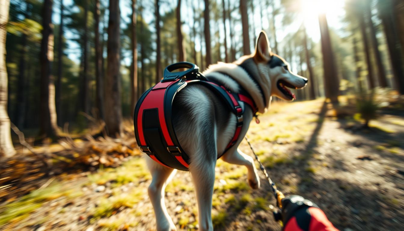 Husky running harness