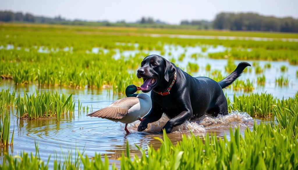 Labrador Retriever hunting dog