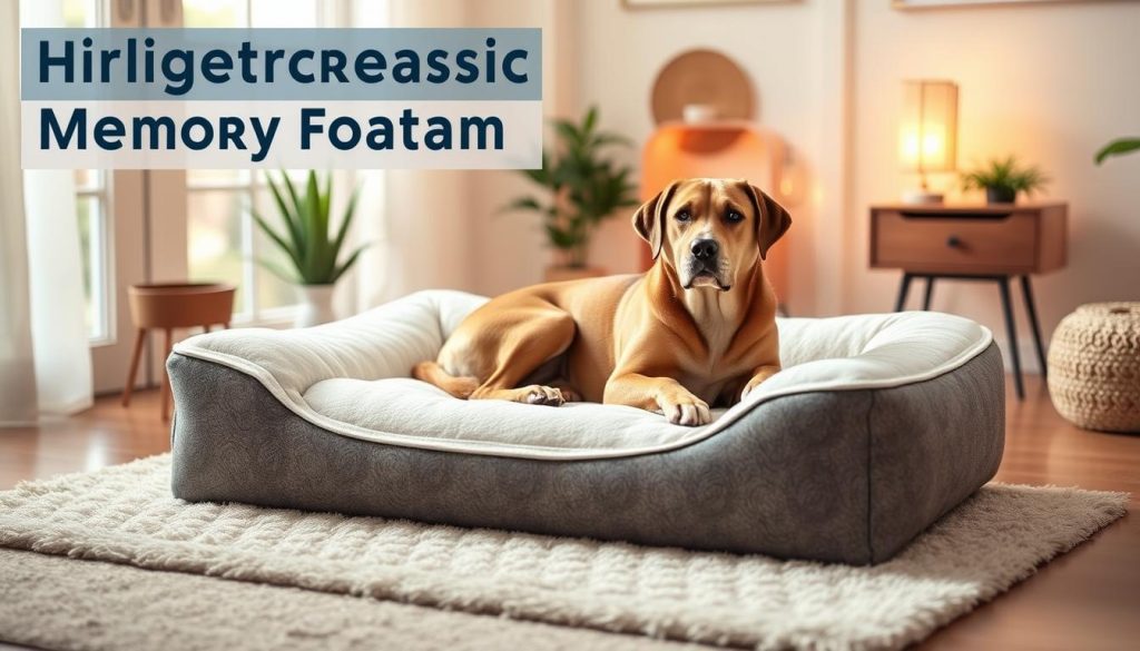 Orthopedic memory foam dog beds