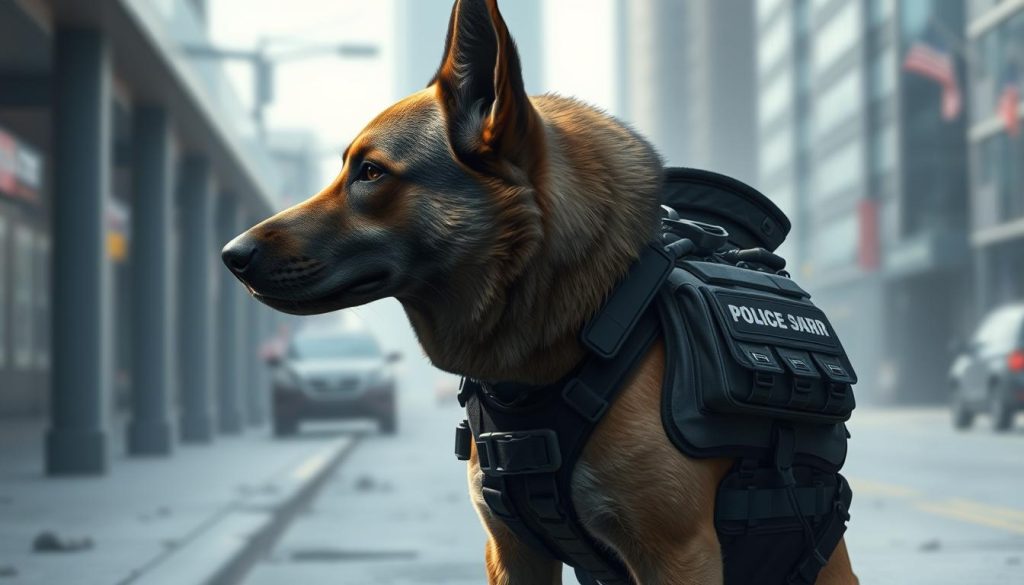 Police K9 vests and Tactical dog armor