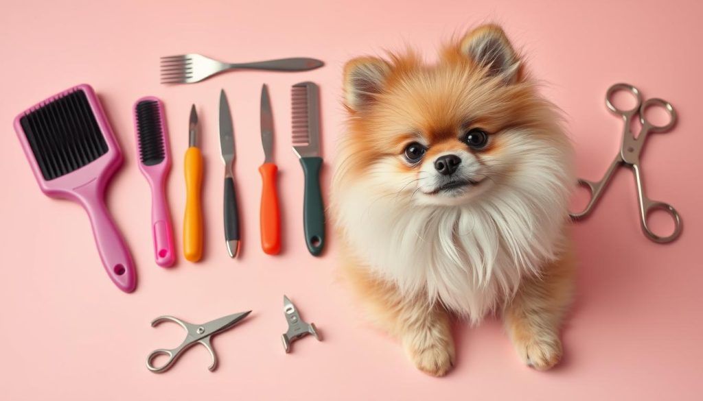 Pomeranian grooming kit