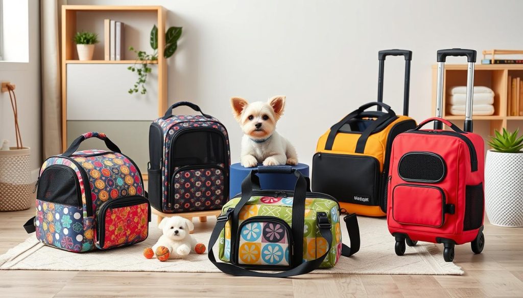 Portable carriers for toy breeds