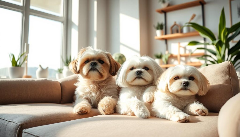 Shih Tzu and Maltese dogs