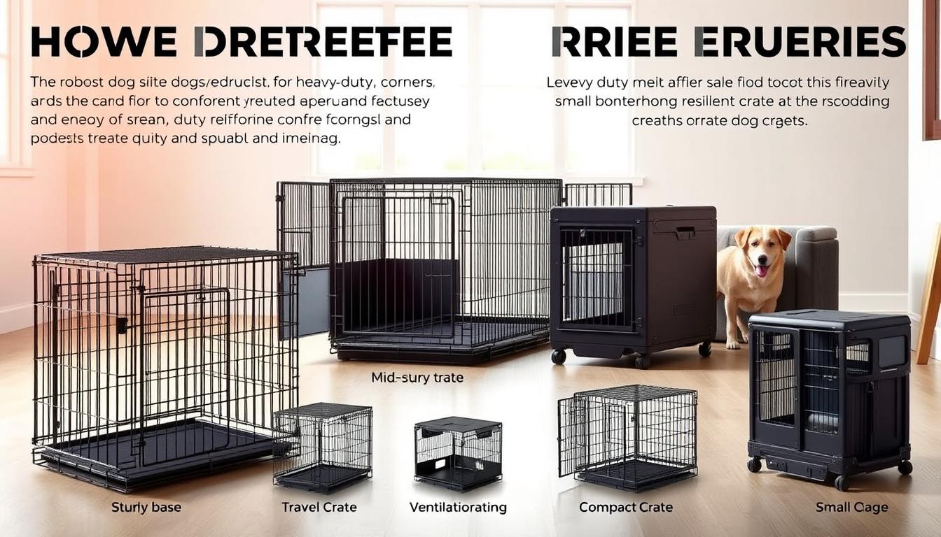 Strong dog crates