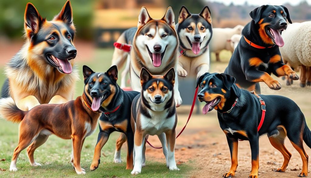 Working dog breeds traits