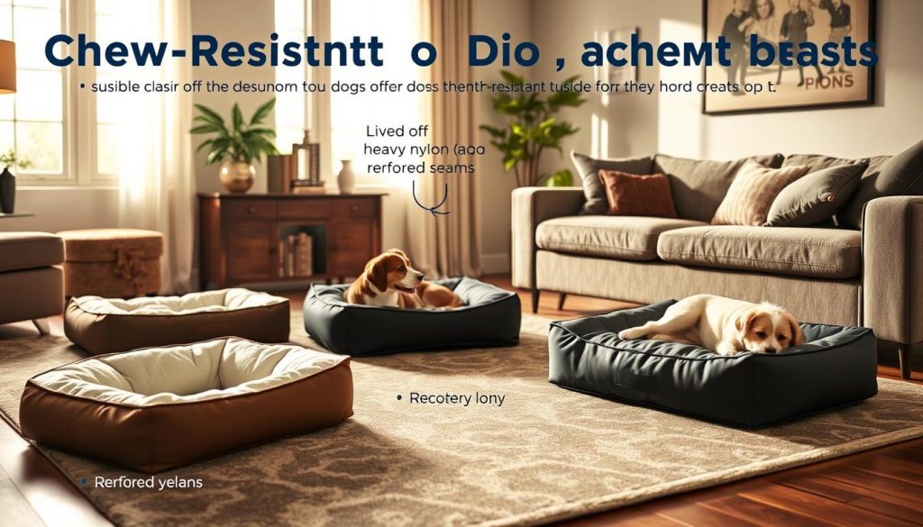 chew-resistant beds for medium dogs