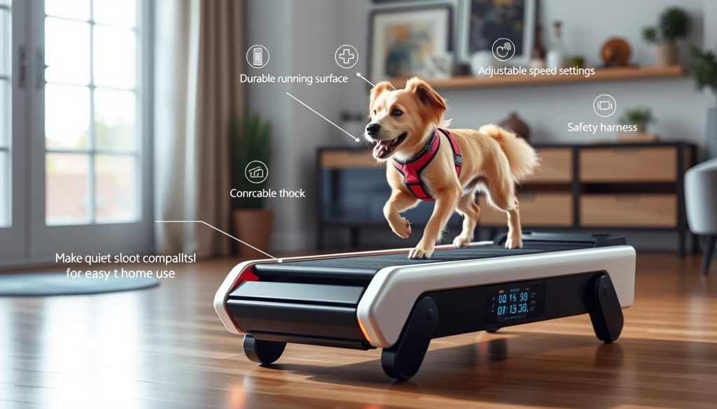 dog treadmill features