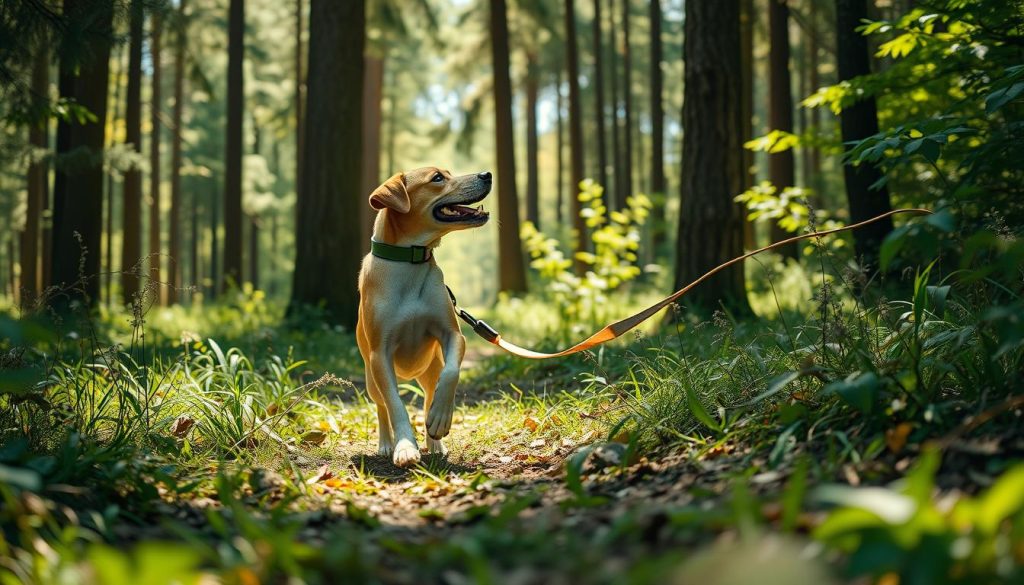 retractable leash for hunting dogs