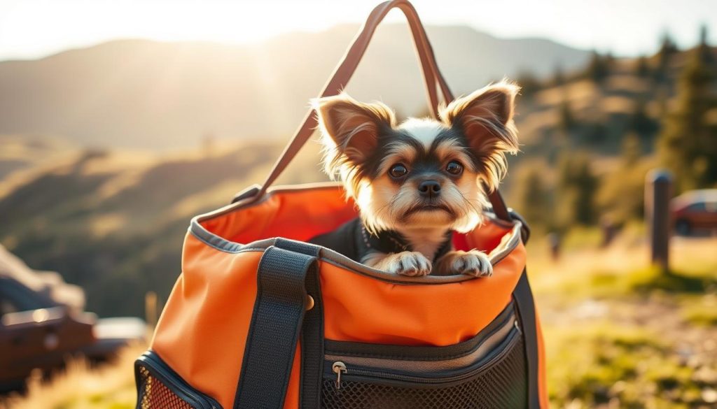 small dog travel tote