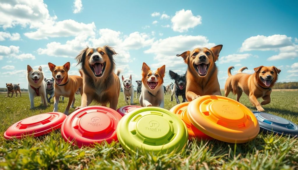 tough dog Frisbees